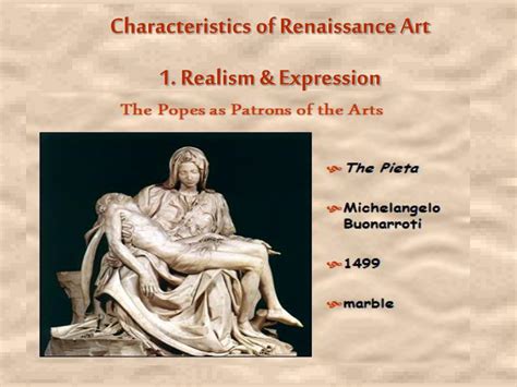 What are the characteristics of Renaissance art? And how does it reflect the human condition?